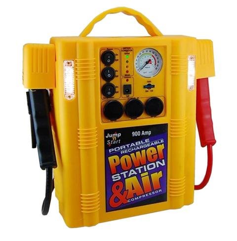 HEAVY DUTY 1200 Amp Emergency Car Starter & Air Compressor
