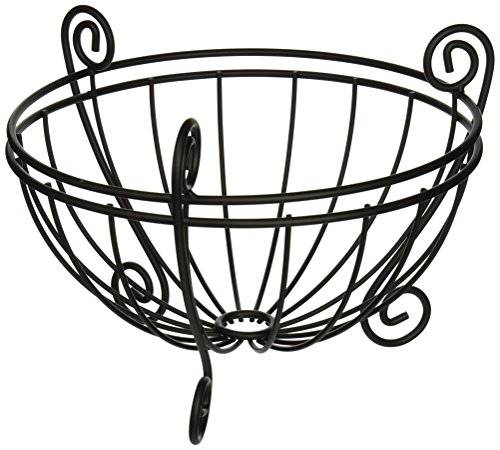 Spectrum Diversified 84610 Scroll Mini Fruit Bowl, Black