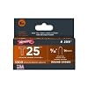 Arrow Fastener 259 Genuine T25/T2025 9/16-Inch Staples, 1,000-Pack