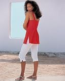 Side-slit capris