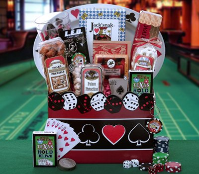 Ante Up!! Gourmet Food Gift Basket by The Treasured Basket