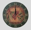 Rustic Lodge Decorative Wood Wall Clock