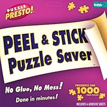 Puzzle Presto! Peel & Stick Puzzle Saver: The Original and Still the Best Way to Preserve Your Finished Puzzle!
