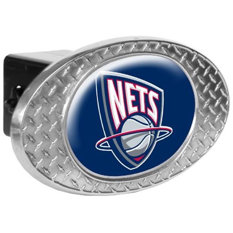 New Jersey Nets Metal Tow Hitch Cover