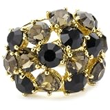 Trina Turk Jewel Encrusted Gold On Black And B