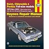 Buick / Olds / Pont. Fullsize (rwd)  '70'90 (Haynes Repair Manual)