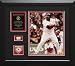 David Ortiz Boston Red Sox Framed 8x10 Photograph with Game-Used Baseball Piece & Medallion