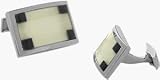 Men's Black Onyx & Fibre Optic Cufflinks
