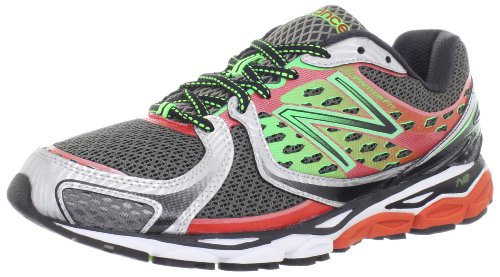 New Balance Men's M1080v3 Running Shoe,Red/Green,10.5 2E US