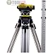 24X SAL N Series Auto Level, graduated in degrees: # 55-SAL24ND, plus #60-ALQCI20 tripod, and #06-808C rod