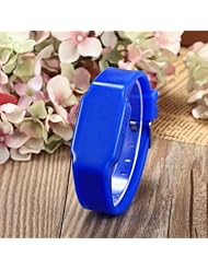 Youyoupifa Blue Silicone LED Wrist Sports Watch(Unisex)