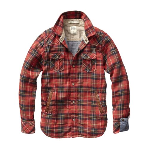 Scotch & Soda Kids - Boys Red Plaid Western Shirt