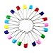 GoodLucky365 20pc Assorted Color Baby Child Infant Kids Cloth Diaper Nappy Pins Safety Safe Hold Clip Locking Cloth Size L