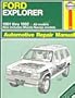 Ford Explorer & Mazda Navajo Automotive Repair Manual/All Ford Explorer and Mazda Navajo Models 1991 and 1992 (Hayne's Automotive Repair Manual)