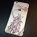 Deco Fairy iPhone 6 Plus / 6S Plus Ultra Slim Rubber Flexible Silicone Case Cover - Sakura Pink Cherry Blossom