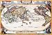 Antique Map, Navigation Map, 1710 Maps Art Poster Print by Heinrich Schrer, 36x24