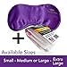 Sleep More Sleep Mask for Sleeping Disorders and Insomnia, Purple
