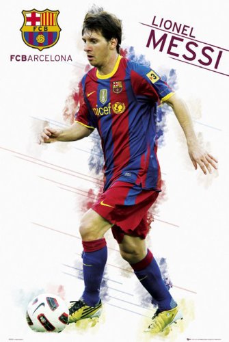 1art1 Empire 349620 Fu&szlig;ball - Barcelona - Messi - Plakat Poster Sport - 61 x 91.5 cm