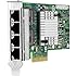 HP NC365T - Network adapter - PCI Express 2.0 x4 low profile - Ethernet, Fast Ethernet, Gigabit Ethernet - 10Base-T, 100Base-TX, 1000Base-T - 4 ports NC365T GETH 1000TX 4PT PCIE NIC Manufacturer Part Number 593722-B21