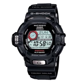 Casio #GW9200-1 Men's Multi Band Atomic Solar Riseman G Shock Watch