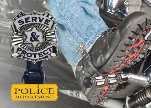 Biker Boot Straps Boot Straps - 6in. - Police Department BBS-PD6