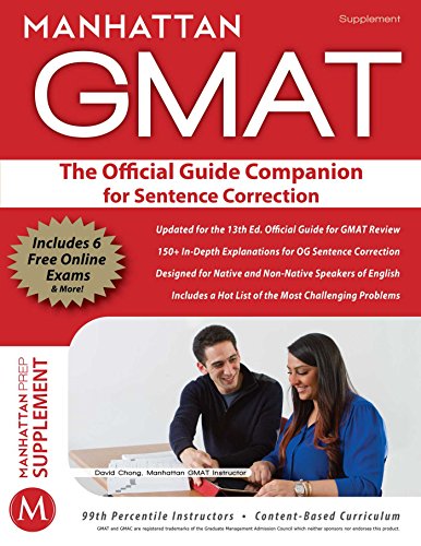 Official Guide Companion for Sentence Correction (Manhattan Gmat)