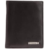 Fossil Evans-IntL Trifold Portefeuille homme - Noir