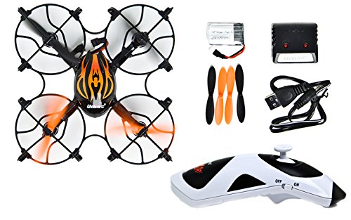 Udirc U830A 2.4Ghz 4-Channel RC Quadcopter Aircraft Mini UFO (Black/Orange)