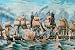 Battle Fleet Art Poster PRINT Nathaniel Currier 18x12