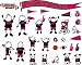 NCAA Arkansas Razorbacks Decal Family