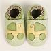 Momo Baby Soft Sole Baby Shoes - Truck Green