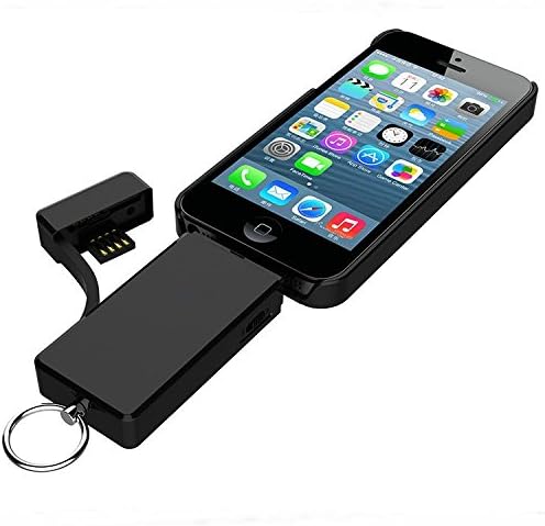 Lowman 8 Gb Usb Flash Driver Hd U-Disk Memory Stick Card Reader Lightning Data Usb Compatibility With Smartphone Power Bank Computer (Black)