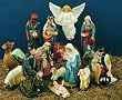 36 inch Outdoor Nativity Manger Full Set - Vinyl