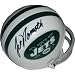 Joe Namath Autographed/Hand Signed New York Jets Mini Helmet