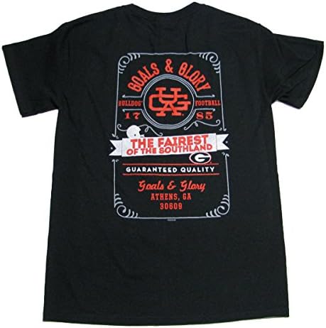 University of Georgia Label Chalkboard SS T-shirt by Weezabi-small