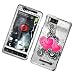 For Motorola DROID X MB810 & Droid X2 MB870 (Verizon) Rubberized Snap-on Protector Hard Case Image Cover "Sweethearts" Design