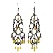 Vintage Style Earrings Multi Tier Circles
