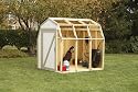 2x4basics 19010 Shed Kit, Barn Style Roof