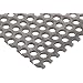 Hot Rolled Steel A36 Perforated Sheet, Staggered 0.375" Round Perfs, 0.5625" Center Spacing, 0.06" Thick, 24" Width, 48" Length