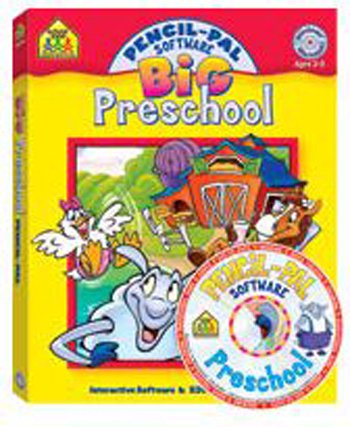 School Zone Pencil-Pal Software Big Preschool (CD-ROM & Book)