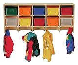 Coat Locker - Large Wall Mount Without Trays - School & Play Furniture