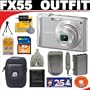 Panasonic Lumix DMC-FX55S 8.1MP Digital Camera with 2GB SD Card + Deluxe DB ROTH Accessory Kit