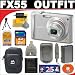 Panasonic Lumix DMC-FX55S 8.1MP Digital Camera with 2GB SD Card + Deluxe DB ROTH Accessory Kit