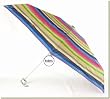 Totes - Adult MicroMini Colorful Stripes Umbrella