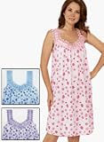 Sleeveless Cotton Nightgown