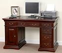 Louis Philippe Solid Mahogany Computer Desk