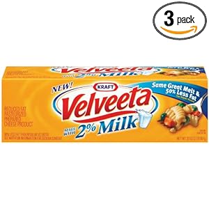 Velveeta, 2 % Milk, 32-Ounce Loaves (Pack of 3)