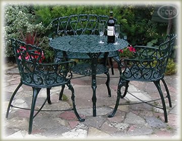 Deals For Cast Iron Daisy Patio Set - Top Garden Furniture Sets List