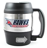 NBA Atlanta Hawks 52-Ounce Stainless Steel Macho Travel Mug with Bottle Opener