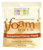 Aromatherapy Foam Bath Cinnamon Ylang Ylang - Sensual & Warming, 2.5 oz., (Aura Cacia) ( Value Multi-pack of EIGHT(8) x 6 )